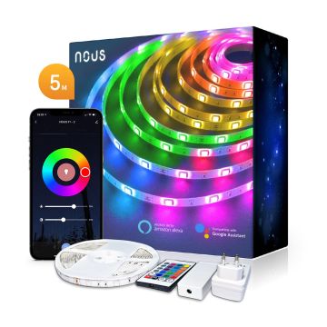 NOUS F1 Tuya Smart Life Smart RGB WiFi LED Strip 5m (NOUS-F1)