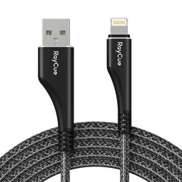 RayCue CA01 Cable USB-A to lightning 1.2m 2.4A Black
