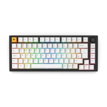 Glorious GMMK Pro Black Slate 75% TKL Keyboard - Pre-built, ISO UK Layout - black (GLO-GMMK-P75-FOX-ISO-B-UK)