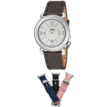 Fendi Selleria 3 Additional Straps Set With Ladies Watch F8010345H0-SET1
