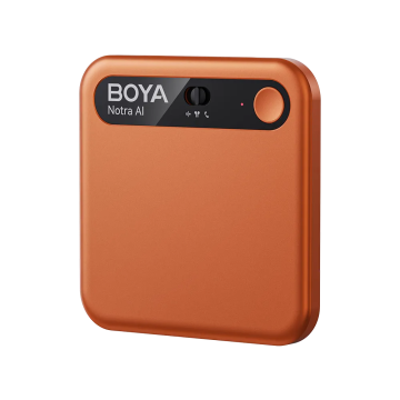 Boya Notra AI Note Taker Cosmic Orange