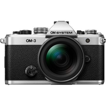 OM SYSTEM OM-3 with 12-45mm f4 PRO Lens Silver/Black