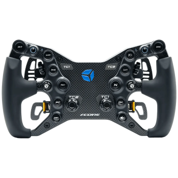 Cube Controls F-Core EVO Formula Steering Wheel incl. Hub and Paddle Shifters - Black (FCEVO-FOBLK-H4P)