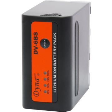 Dynacore Battery DV-6BS NP-F Type 7.2V 7800mAh LED Indicator