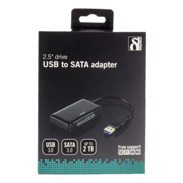 DELTACO USB 3.0 - SATA 6Gb / USB3-SATA6G2