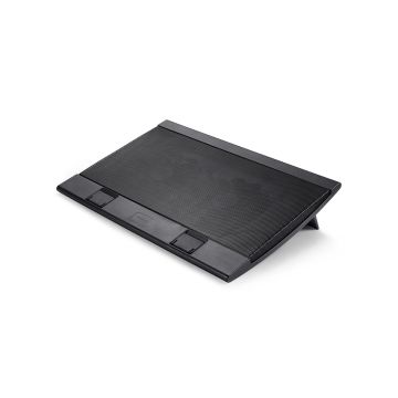 DeepCool Laptop Cooler Wind Pal FS, Slim, Portable, High Performance, Two 140mm Fans, 2x USB Hub, up to 17.0-inch 382x262x46mm (DP-N222-WPALFS)