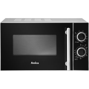 Amica AMGF20M1GS Microwave Countertop Grill 20L 700 W Black/Silver