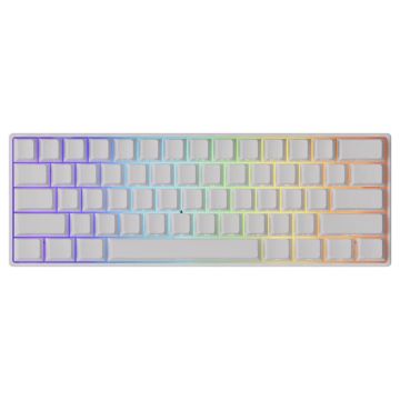 Akko MonsGeek FUN60 Pro Wireless Gaming Keyboard, RGB, Glare Magnetic Switch – white, ANSI (US) (6975351385967)