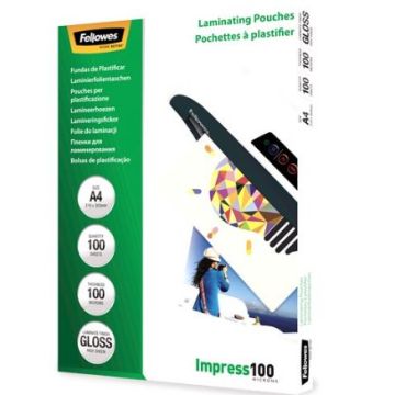 Fellowes Laminator Pouch Glossy A4 100pcs (5351111)