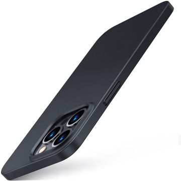 TORRAS Ultra Thin for iPhone 13 Pro Case with Protective Glass, Sierra Blue (1 Case + 2 Tempered Glass)