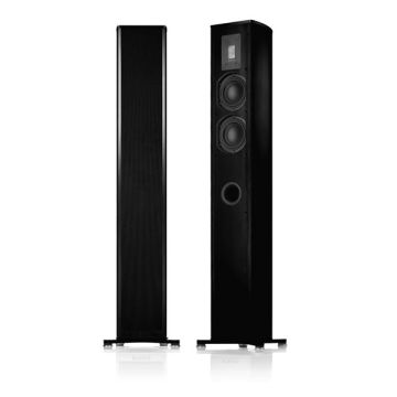 Piega Premium 501 Black Anodised Aluminum Cabinet Black Fabric Cover (Single Speaker)