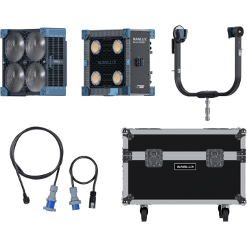 NANLUX Evoke Matrix 2500C Full-color Multi-Source Spot Light Kit in Flight Case