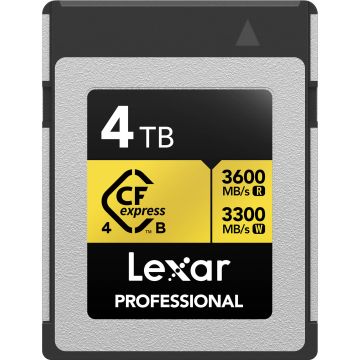 Lexar CFexpress 4.0 Pro Gold R3600/W3300 4TB (LCXEXPR004T-RNENG)