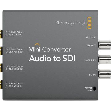 Blackmagic Design Mini Converter Audio to SDI 2 (CONVMCAUDS2)