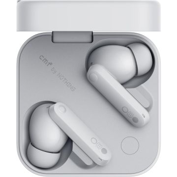 CMF by Nothing Buds Pro 2 Wireless Earbuds with HiFi Sound, 50dB Intelligent Active Noise Cancellation, HD Microphones Light Grey