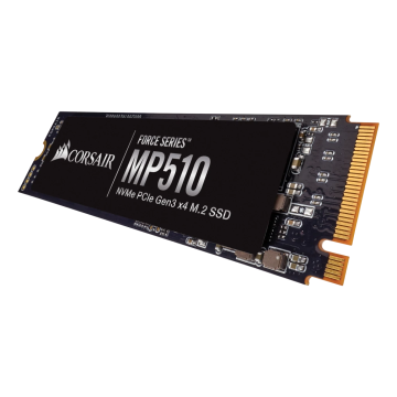 Corsair Force Series MP510 NVMe SSD, PCIe 3.0 M.2 Type 2280 - 480GB (CSSD-F480GBMP510B)