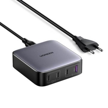Ugreen Nexode fast desktop charger GaN 3xUSB-C / 1xUSB-A 100W gray (CD328)