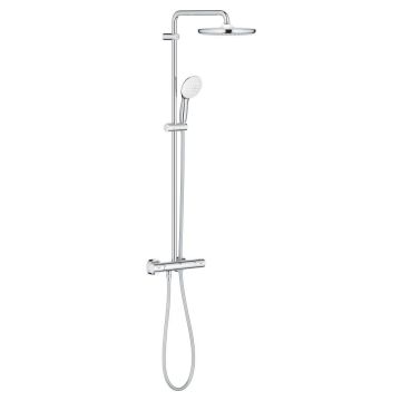 Grohe Tempesta 250 Cube Dušas Sistēma ar Termostatu un Rokas Dušu (26670001)