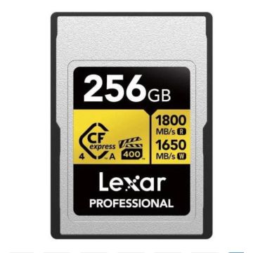 Lexar CFexpress 4.0 Pro Gold, VPG400/IP68, R1800/W1650 (Type A) 256GB (LCAEXG4256G-RNENG)