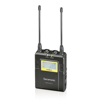 Saramonic UWMIC9 UHF Wireless Lavalier + Handheld Microphone System (Bodypack Transmitter, Lav Mic) (HU9+RX9)