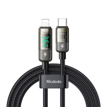Mcdodo CA-3600 USB-C to Lightning cable auto power-off 36W 1.2m Black