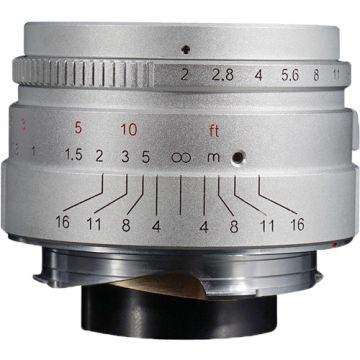7Artisans 35mm F/2.0 Leica M Mount Silver