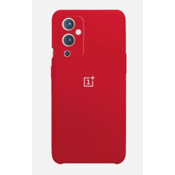 9D Oneplus 9 Silicone Case Red