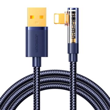 Joyroom S-UL012A6 Angle Cable to USB-A / Lightning / 1.2m Blue