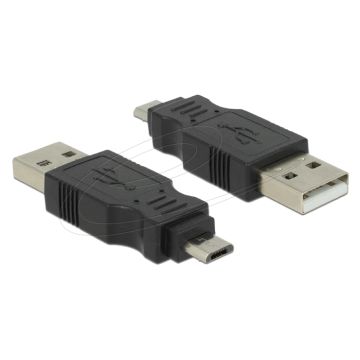 Delock Adapter USB 2.0 Type Micro-B Plug to USB 2.0 Type-A Plug (65036)