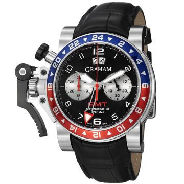 Graham Chronofighter Oversize GMT Steel Chronofighter Oversize Men's Watch 2OVHS.B39A