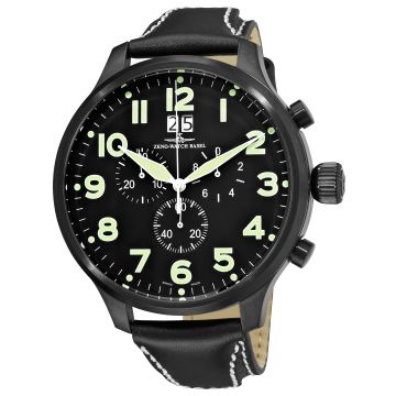 Zeno Super Oversized SOS Chrono Big Date Men's Watch 6221-8040-BK-A1