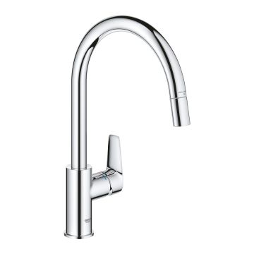Grohe BauEdge Virtuves Jaucējkrāns Hroms (30536000)