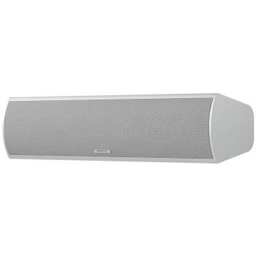 Piega Premium Center Small Silver Anodised Aluminum Cabinet Silver Fabric Cover