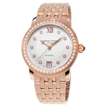 Frederique Constant Slimline Moonphase Ladies Watch FC-303WHF2PD4B3