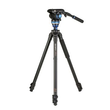 Benro A2573FS6PRO Aluminum Single Tube Tripod with S6Pro Fluid Video Head
