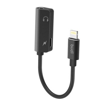 Budi Lightning to AUX mini jack 3.5mm adapter + Lightning
