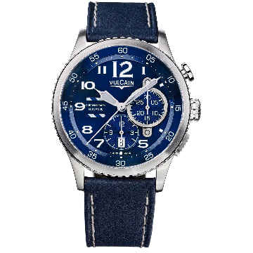 Vulcain Aviator Instrument Chronograph Men's Watch 590163A37.BFC010
