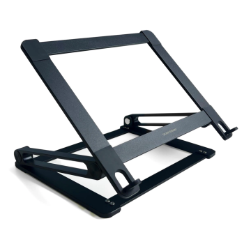 Silver Monkey US-600 stand for laptops up to 17.3, aluminum - black