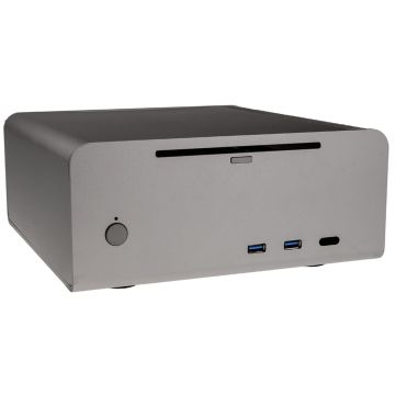 Streacom ST-FC8T Alpha Optical Fanless HTPC Aluminium Case - titanium (ST-FC8T-ALPHA-OPT)