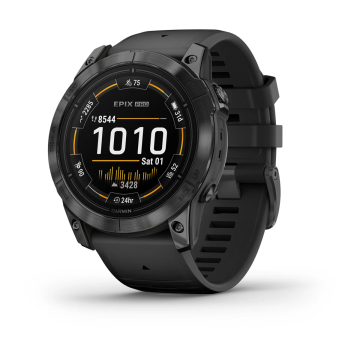 GARMIN EPIX PRO (GEN 2), 51 MM SLATE GRAY WITH BLACK SILICONE BAND (010-02804-21)