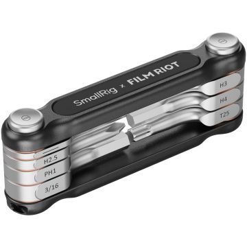 SmallRig 4374 x FILM RIOT 7-in-1 Folding Wrench Set with Multiple Angle Positioning Black