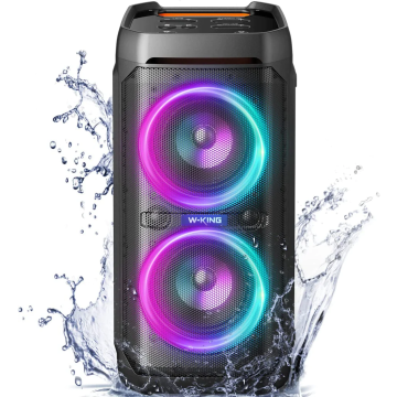 W-King T11 Portable Bluetooth Speaker 100W - 15600mAH (10.8V 5200mAh)