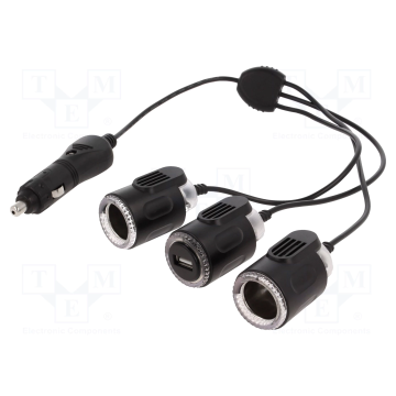 SCI Automotive power supply, car lighter socket x2 (A13-75170U1702-W1)