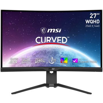 MSI MAG 275CQRXFDE, 27-inch, 240 Hz, WQHD, VA - DP, 2x HDMI, USB-C (9S6-3CD54T-006)