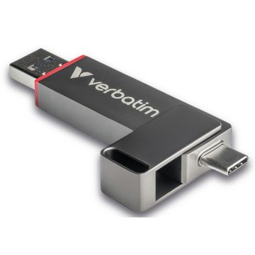 Verbatim Dual QuickStick USB‑A/C 3.2 Gen 1 1 TB gray