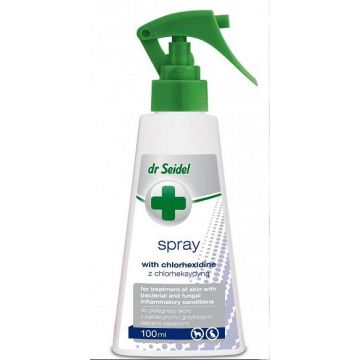 DR SEIDEL Spray with chlorhexidine for dogs and cats - 100 ml