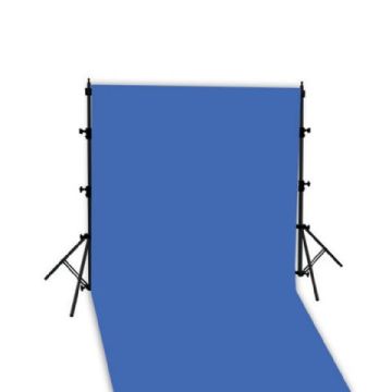 Linkstar Hintergrund System + Cloth Chroma Blue 2.9x5m