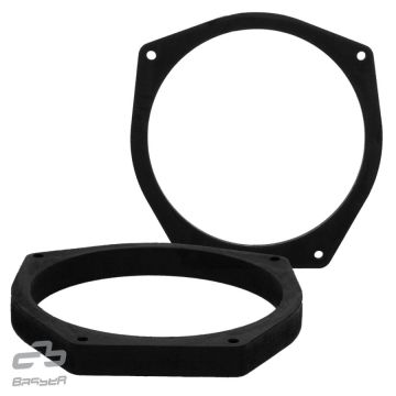 MDF Honda Accord, Civic, CR-V, CR-Z, Acura Speaker Adapter 165mm Front Door (DMhond01)