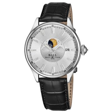 Ball Trainmaster Moonphase Men's Watch NM3082D-LLFJ-SL