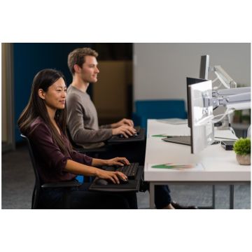 Kensington SmartFit One-Touch Height Adjustable Dual Monitor Arm (K55471EU)